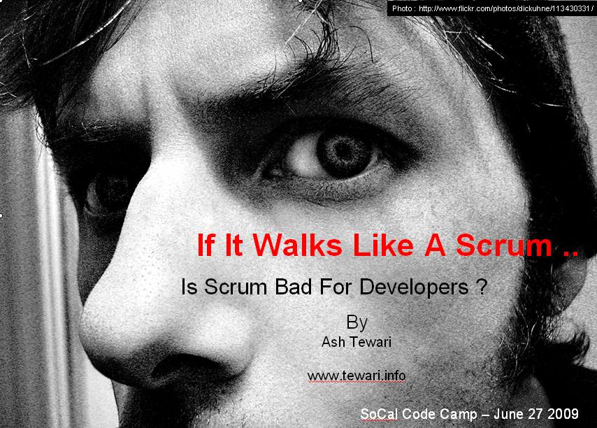 Is Scrum Bad For Developers ?
