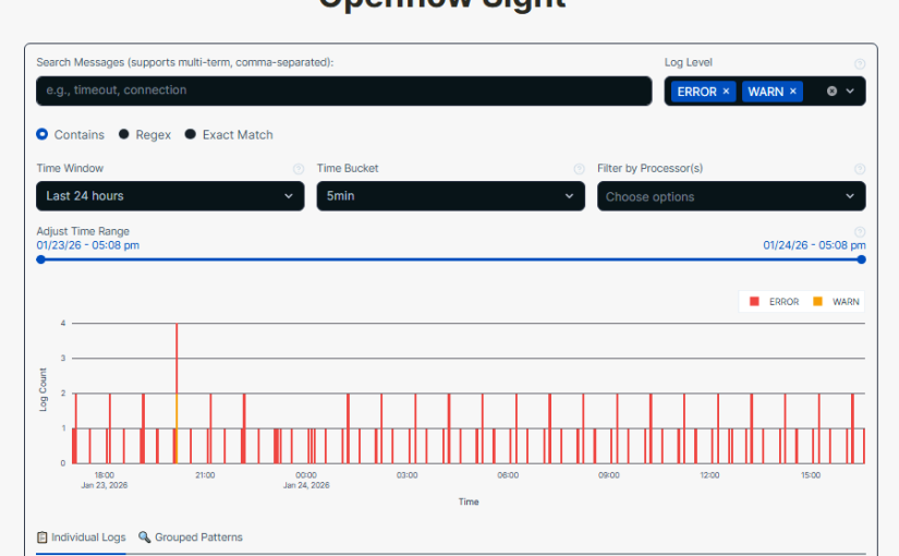 OpenflowSight – Log Analysis for Snowflake Openflow Telemetry